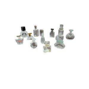 Lot of 13 Vintage Mini Perfume Bottles (Empty)